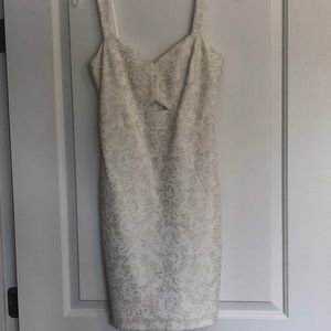 Guess White Lace Mini Dress
